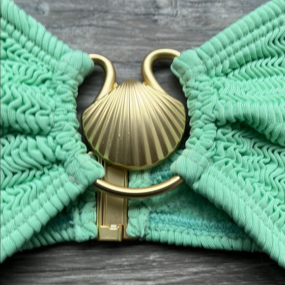 Cleonie Swimin Australia bikini top Mint Green New with tags - Picture 2 of 8